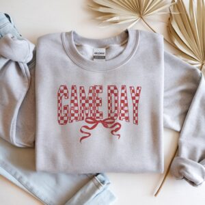 Game Day Checkered Sweatshirt