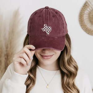 Vintage Checkered Texas Hat